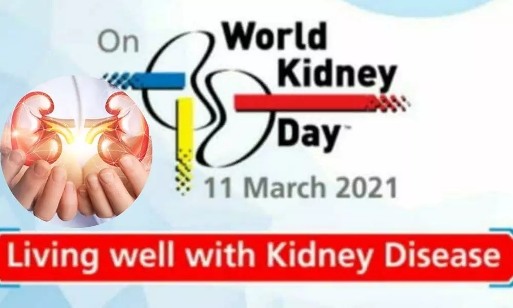 World Kidney Day on 11th March 2021 and Theme is Living well with Kidney Disease
