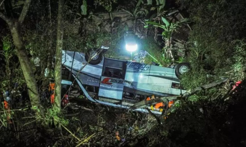 Road Accident in Indonesia: Indonesia bus crash kills 26