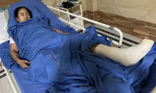 Mamata Banerjee Tests Detected Injuries to her Ankle Right Shoulder Neck