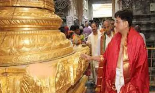 Tirumala: Piyush Goyal visiting Thirumala Temple Tirumala: Piyush Goyal visiting Thirumala Temple