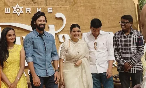 Samantha, Gunasekhar & Dil Raju Combo Movie Shakunthalam Shooting Started