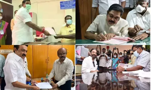 Palaniswami, MK Stalin, TTV Dhinakaran, Kamal Hassan, Nominations