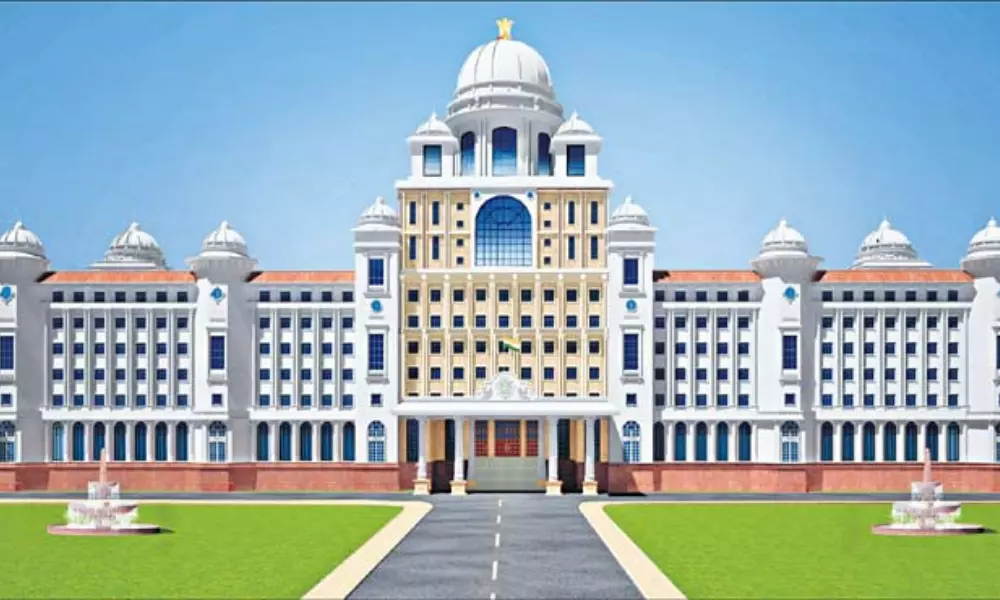 CM KCR Review on Construction of new Secretariat