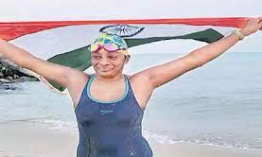 Syamala Goli Becomes the Second Women to Swims Across the Palk Straits