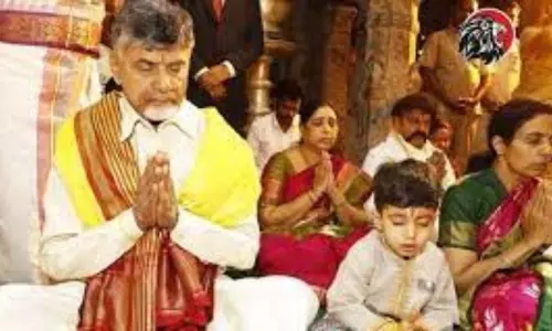 Nara Lokesh: Chandrababu Grandson Devansh Birthday in Tirumala Nara Lokesh: Chandrababu Grandson Devansh Birthday in Tirumala