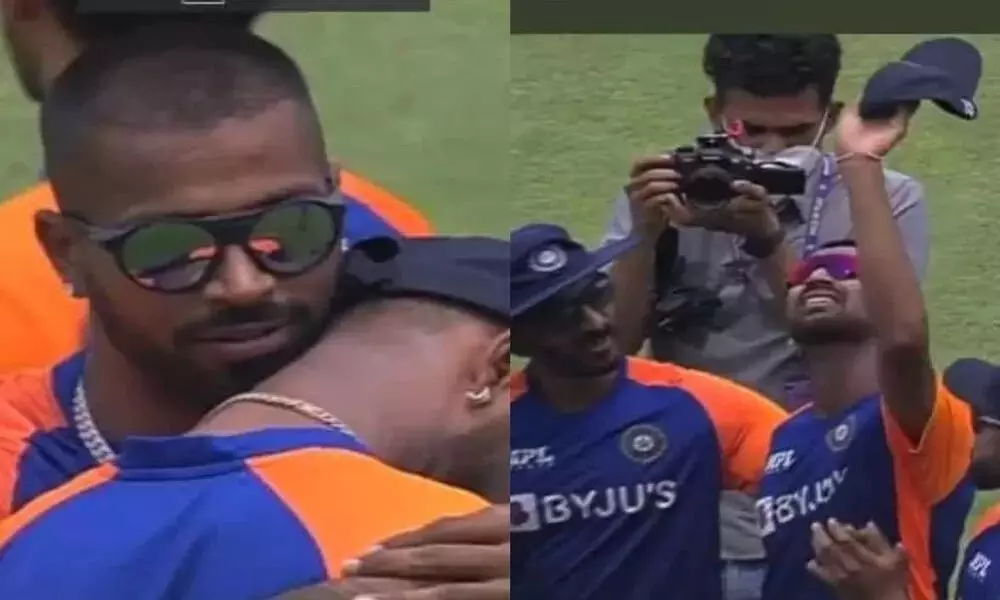 India vs England Krunal Pandya Felt Emotional on Receiving an ODI Cap From Brother Hardik