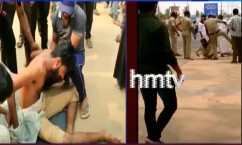 A Police Attack on a Driver