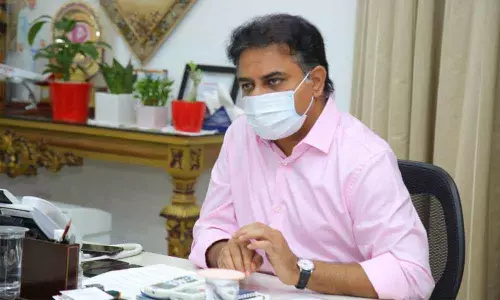 Minister KTR Fires on Central Government Minister KTR Fires on Central Government