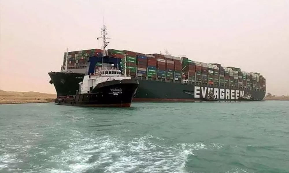 Massive Ship Blocking Suez Canal Costs