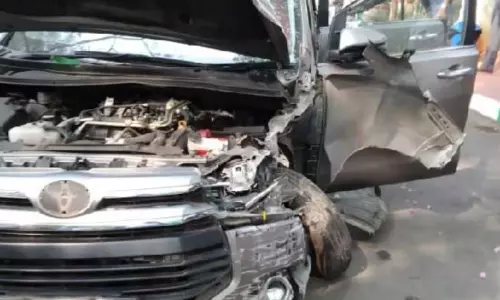 MLC Surabhi Vanidevis Car Accident