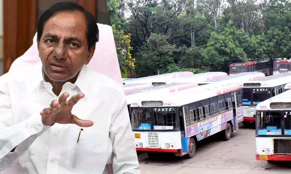 CM KCR Says we Will Hike Salaries for RTC Employees