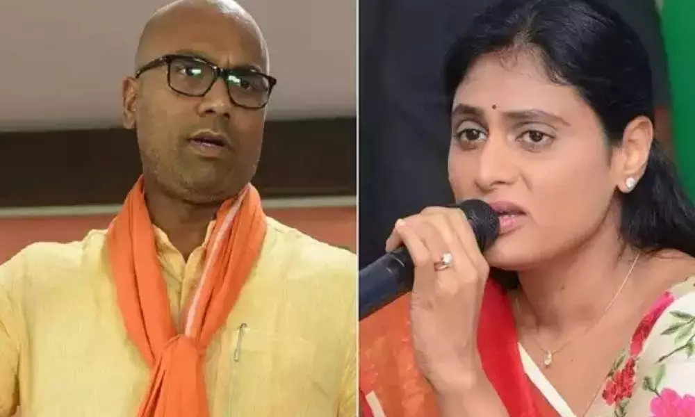 YS Sharmila Strong Counter To MP Dharmapuri Arvind Over Turmeric Board