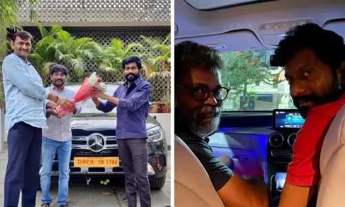 Uppena Director Buchibabu Sana Gets Benz GLC Car Uppena Director Buchibabu Sana Gets Benz GLC Car