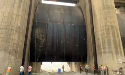 Trial Run of Polavaram Project Gates Success