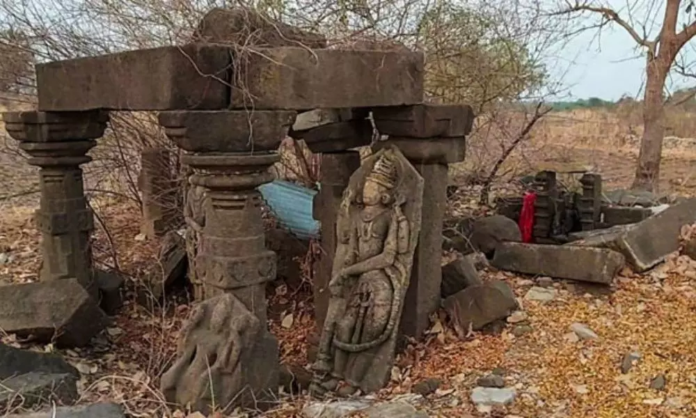 Ancient Temple Spotted in Adilabad Forest