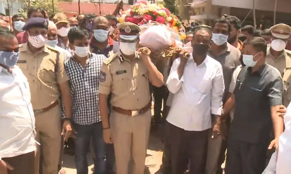 ASI Mahipal Reddy Funeral Held with Full Honour