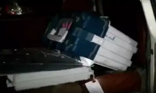 Evm Found in Bjp MLAs Car After Second Phase Eelection in Assam Evm Found in Bjp MLAs Car After Second Phase Eelection in Assam