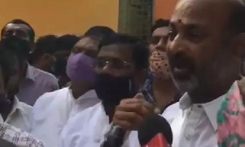 Police Arrest Telangana BJP President Bandi Sanjay