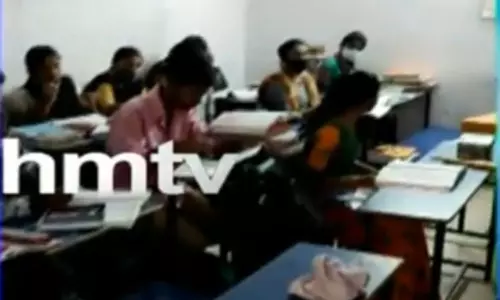 Private Schools Brake the Covid Rules in Hyderabad Private Schools Brake the Covid Rules in Hyderabad