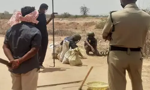 Chicken Feathers Found in Tiffin Box Instead of a Bomb Said by Telangana Police Department Chicken Feathers Found in Tiffin Box Instead of a Bomb Said by Telangana Police Department