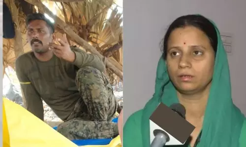 CRPF jawan wife Appeals for his Release
