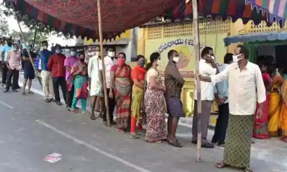 On-going Parishad Elections In Andhra Pradesh