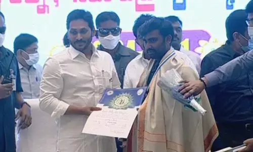 AP CM YS Jagan Present Awards to Grama Ward Volunteers on 12th April 2021 AP CM YS Jagan Present Awards to Grama Ward Volunteers on 12th April 2021