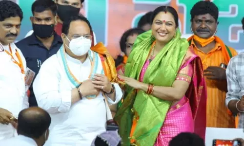 Actress Hema Joins In BJP Actress Hema Joins In BJP