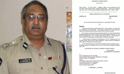 AB Venkateshwar Rao Letter to CBI on YS Viveka Reddy Death Issue AB Venkateshwar Rao Letter to CBI on YS Viveka Reddy Death Issue
