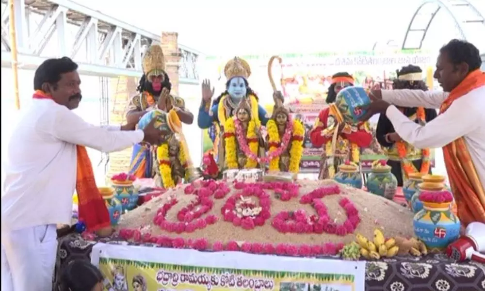 Koti Talambralu from E. Godavari to Bhadrachalam