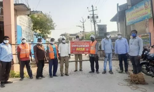 Govt Set Up Containment Zones In Armoor Govt Set Up Containment Zones In Armoor