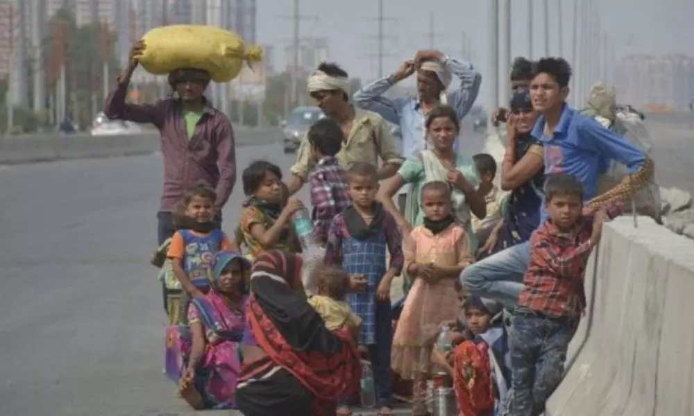 Migrant Labour Problems 2020 Scene Repeated With Lockdown in Delhi 2021
