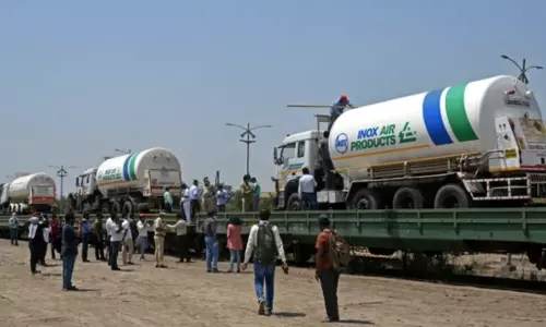 Oxygen Express Train To Visakhapatnam Today