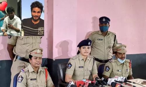 Disha ACP Prem Kajal Press Meet On Tik Tok Star Bhargav Arrest Disha ACP Prem Kajal Press Meet On Tik Tok Star Bhargav Arrest