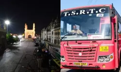 Hyderabad City Buses Will End Their Journey At 7 PM Due To Night Curfew Hyderabad City Buses Will End Their Journey At 7 PM Due To Night Curfew
