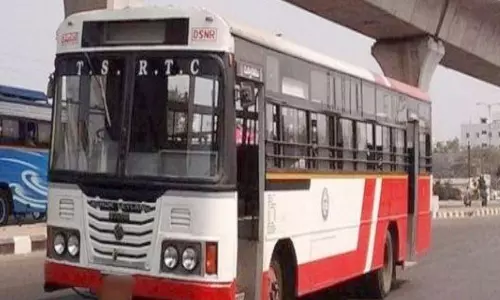 TSRTC Bus stop in Vikarababad