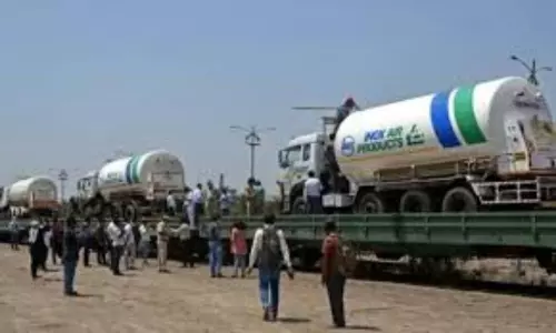 Oxygen Express Rail to Maharashtra From Vizag Steel Plant