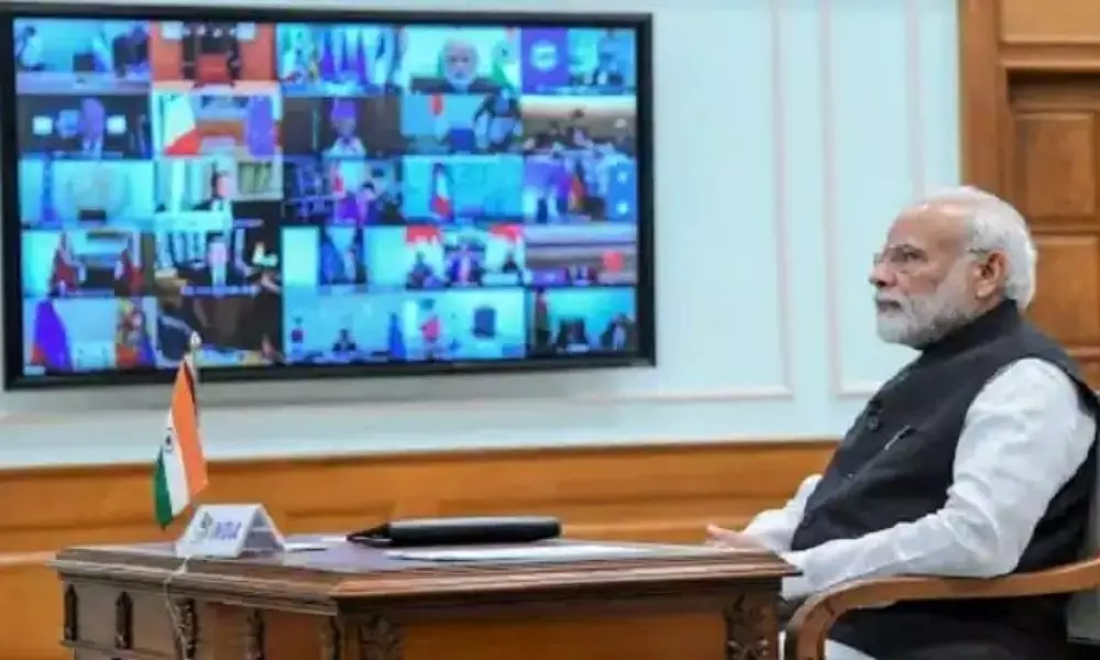 Prime Minister Modi Video Conference with Chief Minister Soon