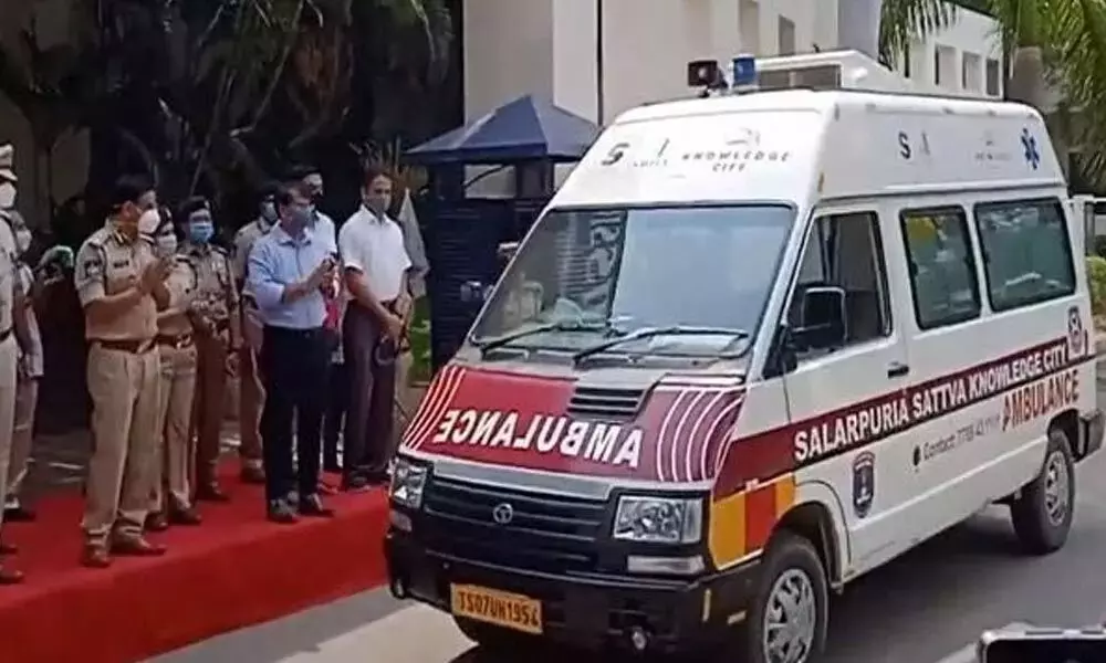 Ambulance services launched in Cyberabad