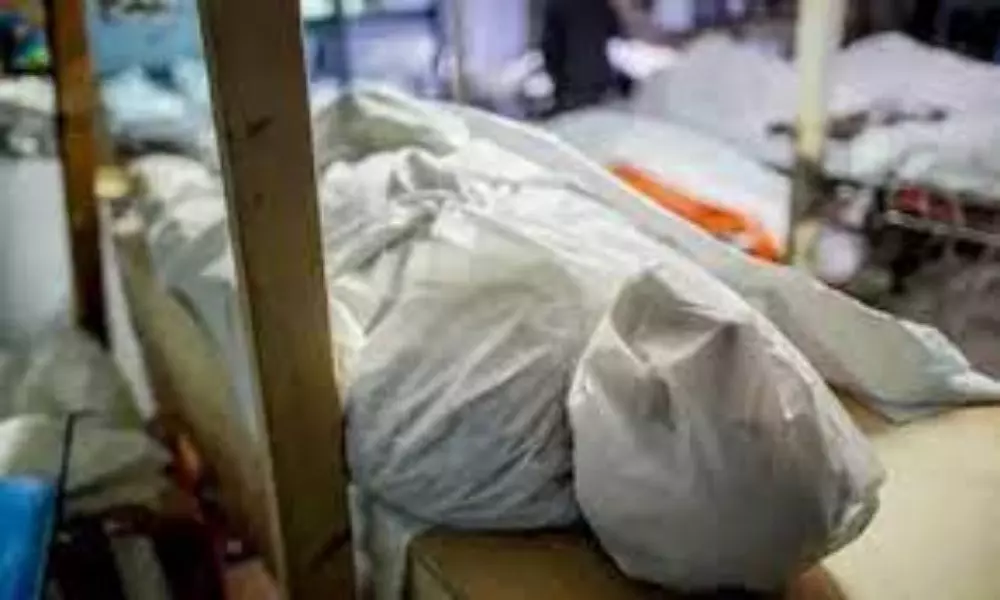 Dead Bodies in Secunderabad Gandhi  Hospital  Mortuary