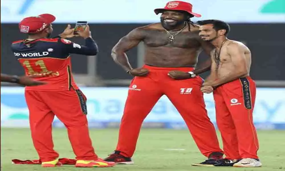 IPL 2021 PBKS Post a Hilarious Photo on Instagram of Their win Over RCB Using Chris Gayle