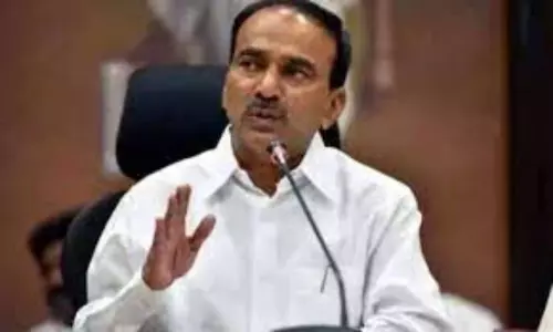 Minister Etela Rajender Challenges to Probe over Allegations Minister Etela Rajender Challenges to Probe over Allegations