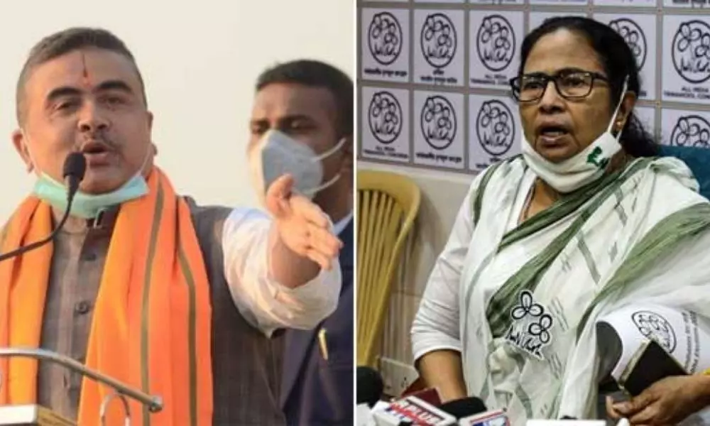 West Bengal Election Results 2021: Mamata Banerjee is nearly 5,000 votes behind Suvendu Adhikari
