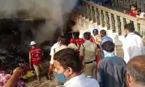 Fire Accident in Tirumala