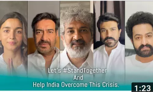 RRR Team Released Special Video About Corona Awareness