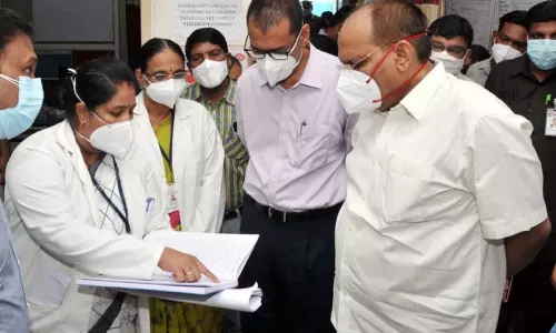 CS Somesh Kumar Visited Boggulakunta Urban Primary Health Centre