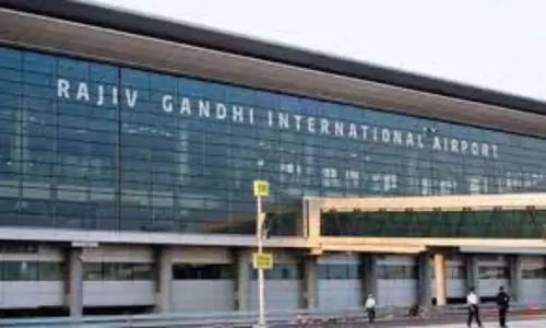 Shamshabad Airport Official Cancels 30 Flight Services Shamshabad Airport Official Cancels 30 Flight Services