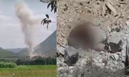 Kadapa Bomb Blast in Kadapa District Kalasapadu Mandal