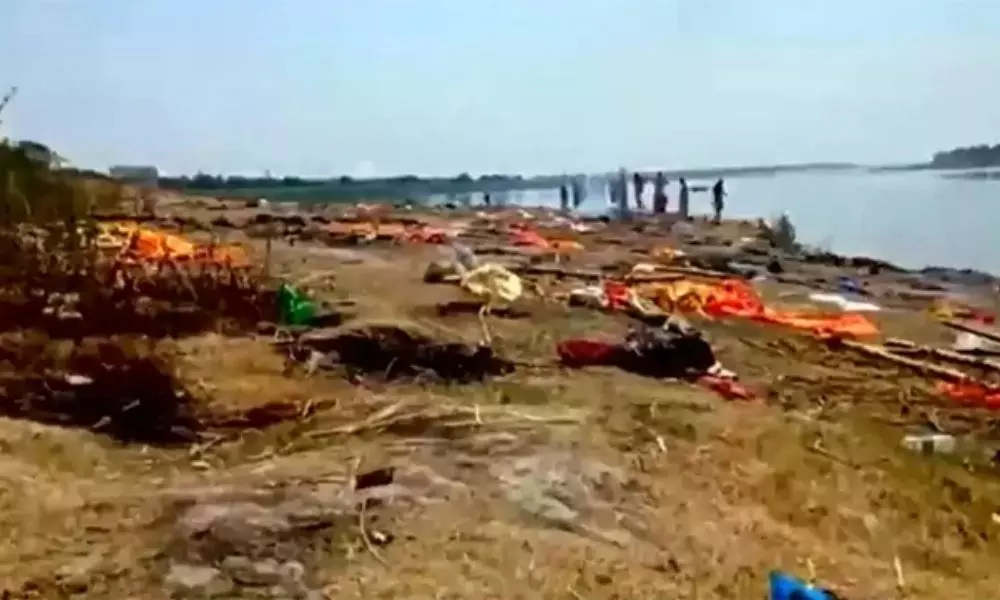 Dead Bodies in Ganga River