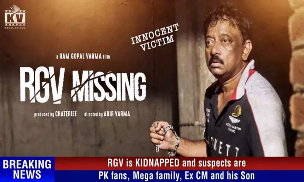 Ramgopal Varma RGV Missing Movie will be Releasing on Spark OTT